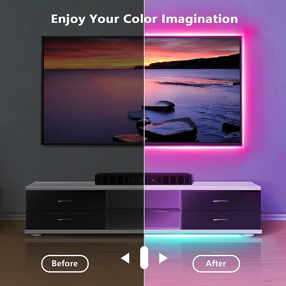 Bande lumineuse LED Bluetooth TV