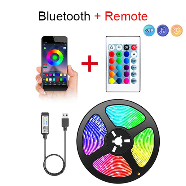 Bande lumineuse LED Bluetooth TV