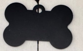 Médaille Chien Chat Os Aluminium 38mm Personnalisable