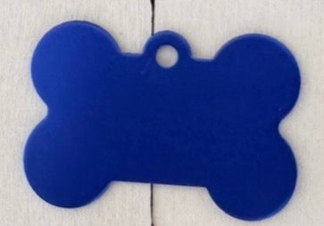 Médaille Chien Chat Os Aluminium 38mm Personnalisable