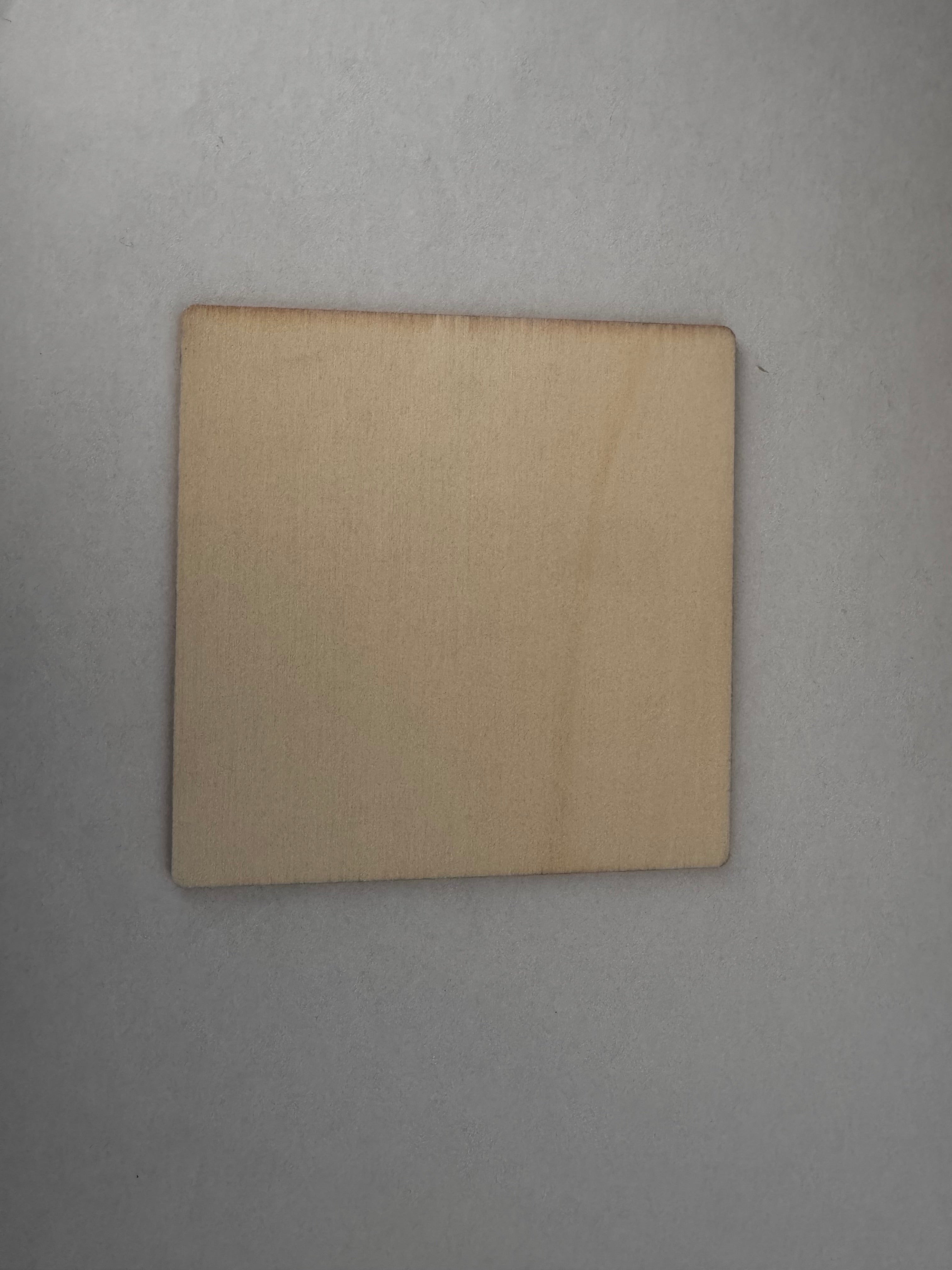 Sous de verre carré personnalisable 10cm x 10cm