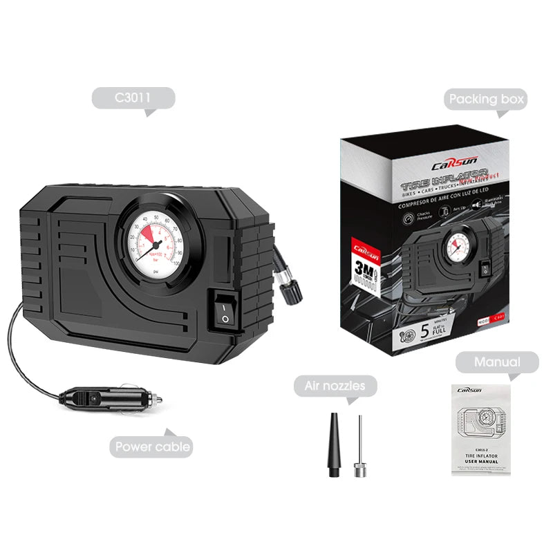 Mini pompe à air électrique CARSUN