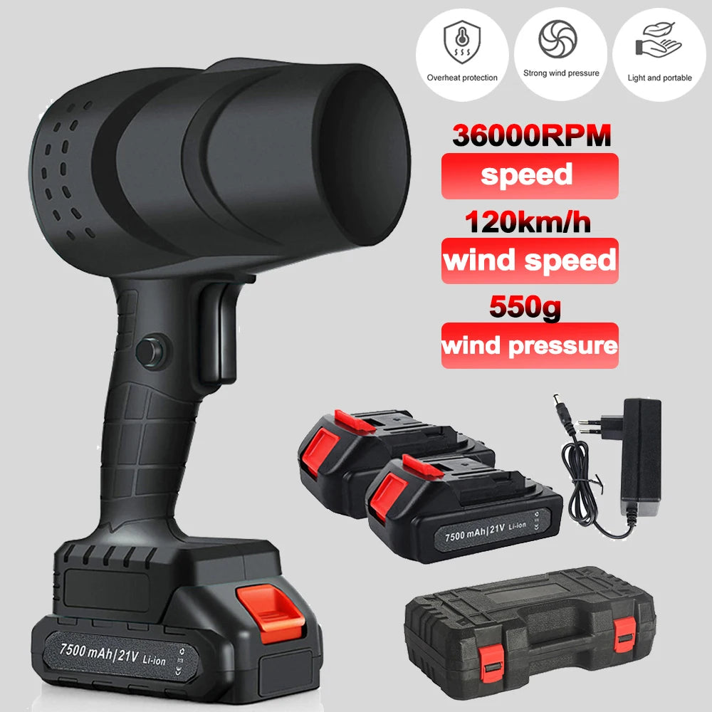 Souffleur d'air électrique sans fil 120 km/h