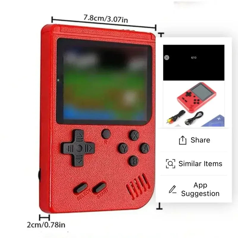 console de jeu portable pour enfants avec des jeux classiques rétro
