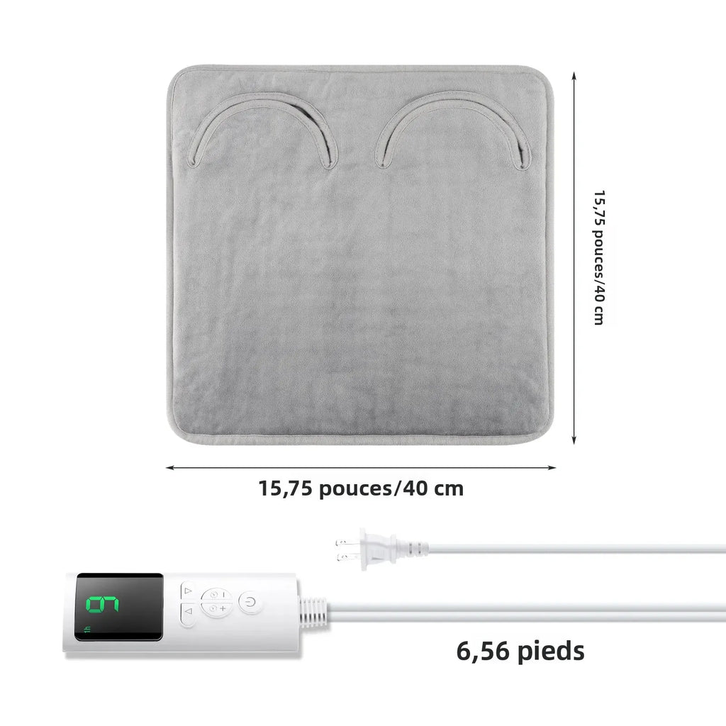 Coussin chauffant électrique pour les pieds