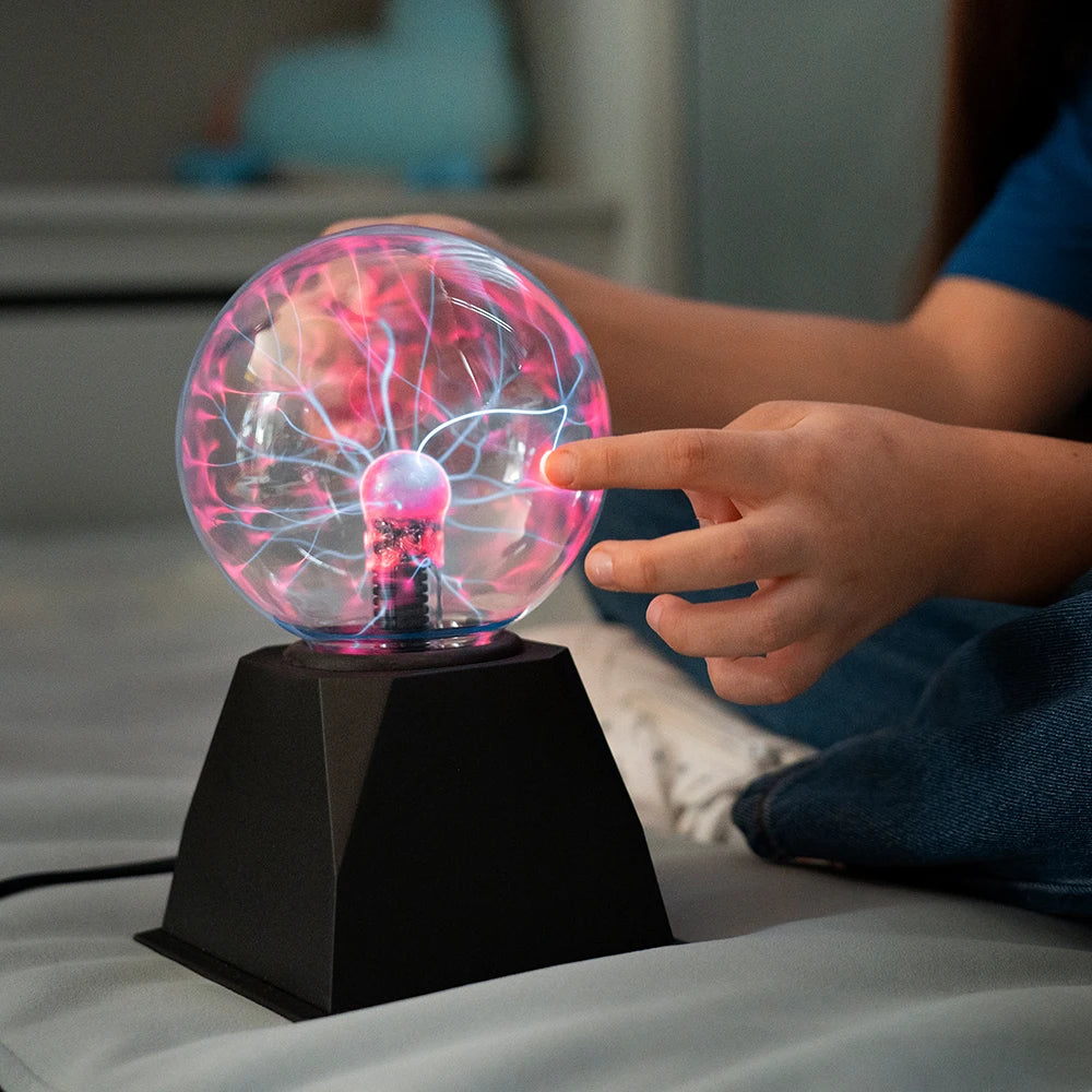 Lampe boule de plasma en cristal magique
