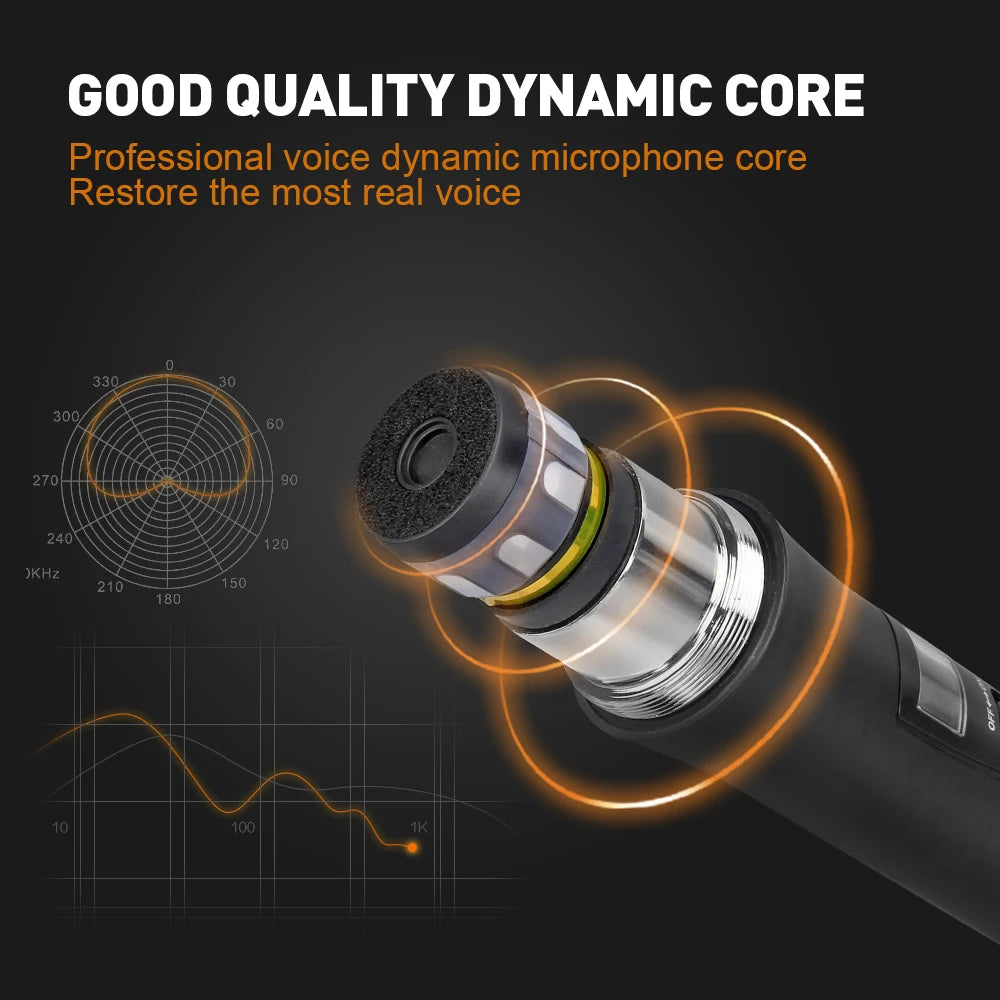 Microphone sans fil UHF 4 canaux D-240