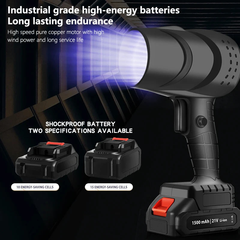 Souffleur d'air électrique sans fil 120 km/h