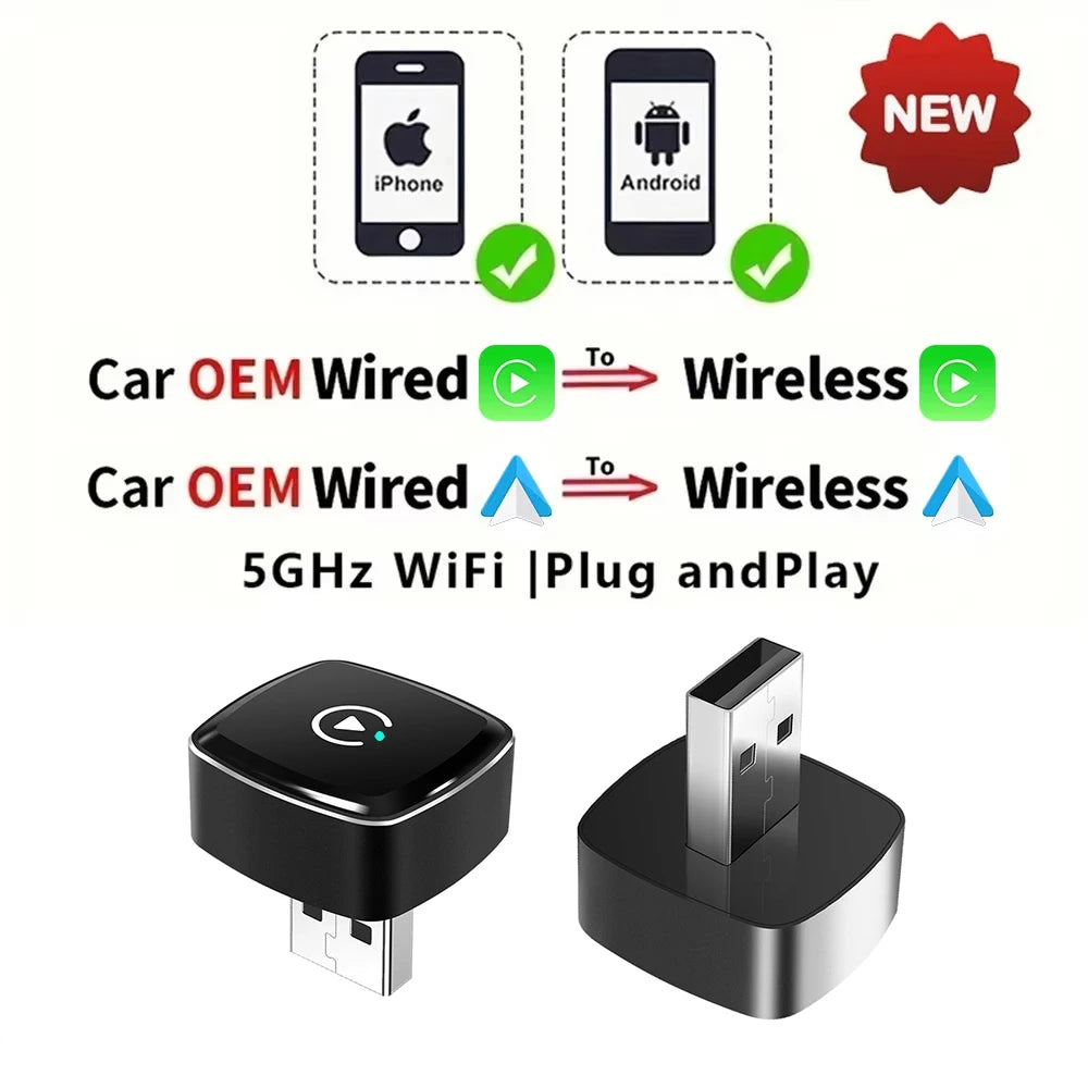 CarPlay Android Auto Adaptateur usb