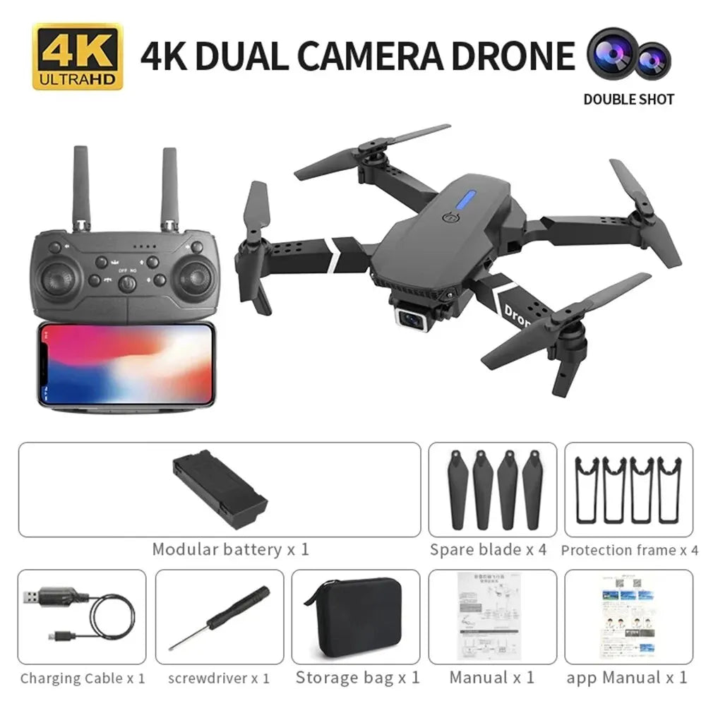 Drone E88 HD 1080P