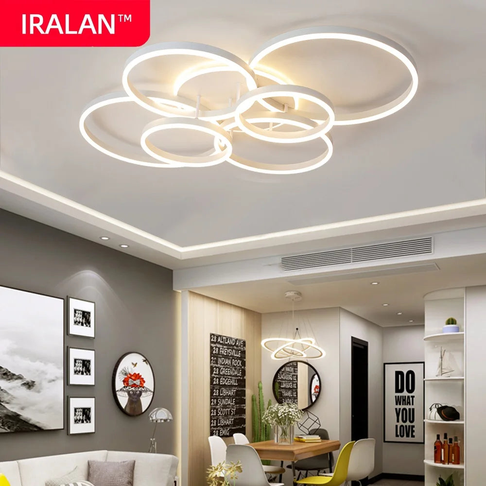 Plafonnier moderne rond