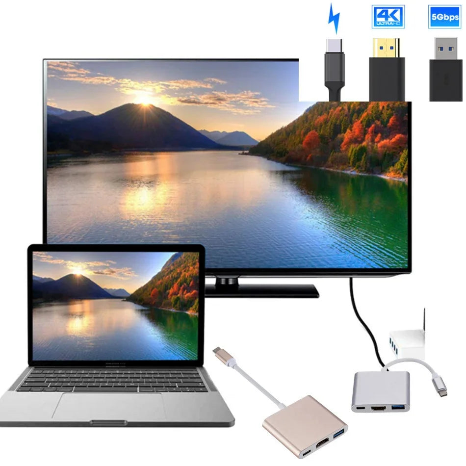 HUB TYPE C MACBOOK ET IPHONE