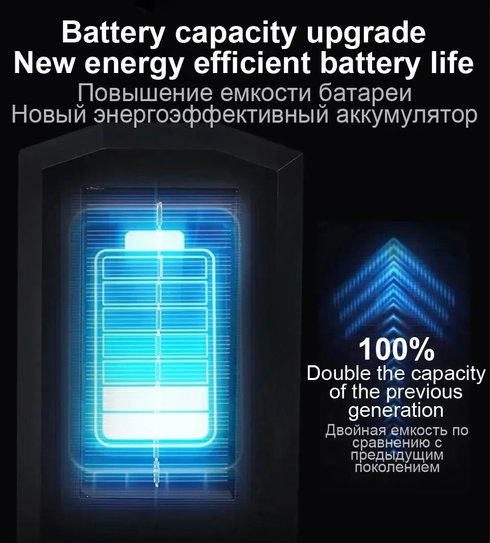 Lampe solaire d'extérieur à LED 9 900 lm avec détecteur de mouvement