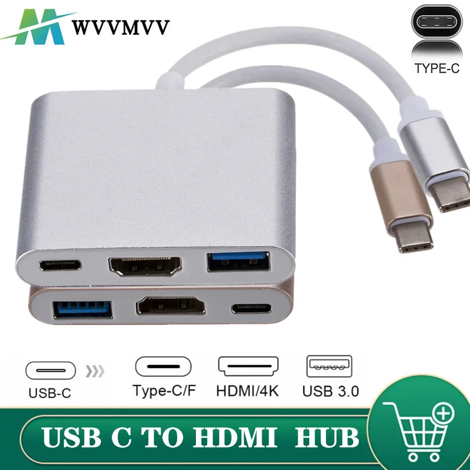 HUB TYPE C MACBOOK ET IPHONE