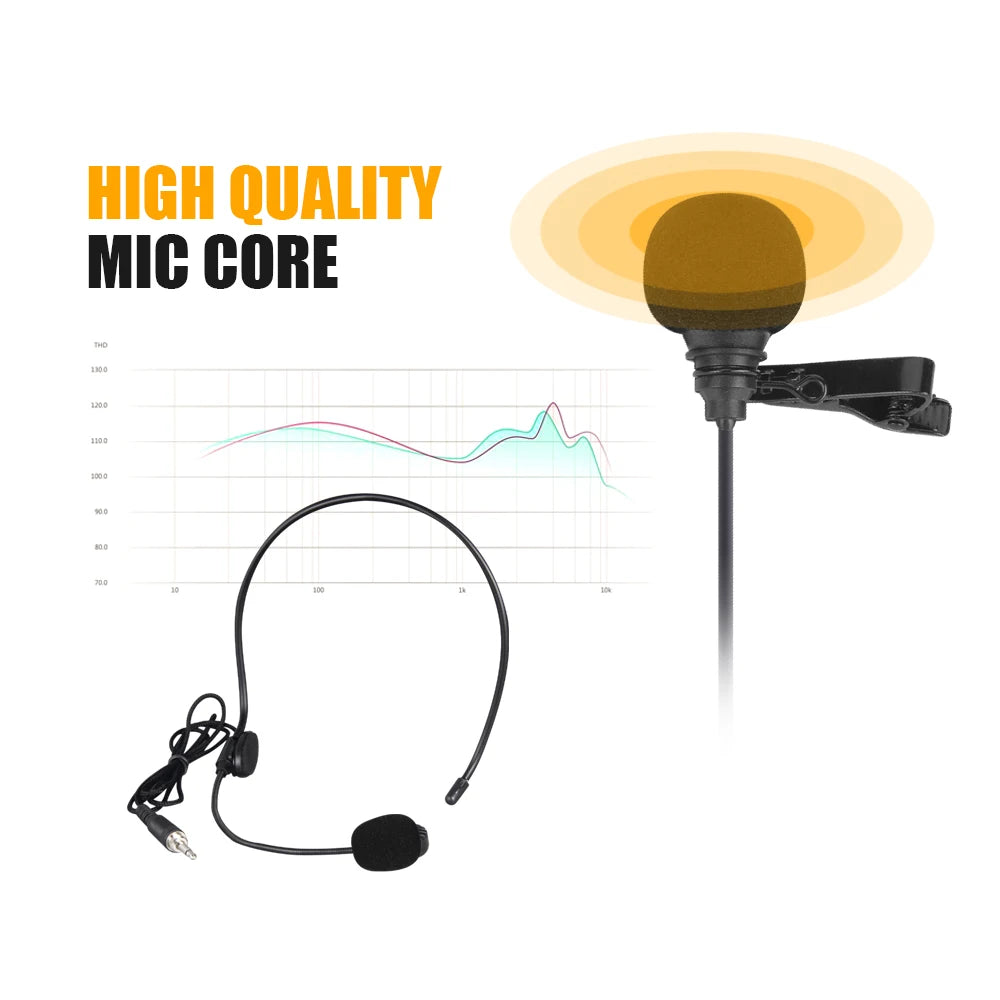 Microphone sans fil UHF 4 canaux D-240