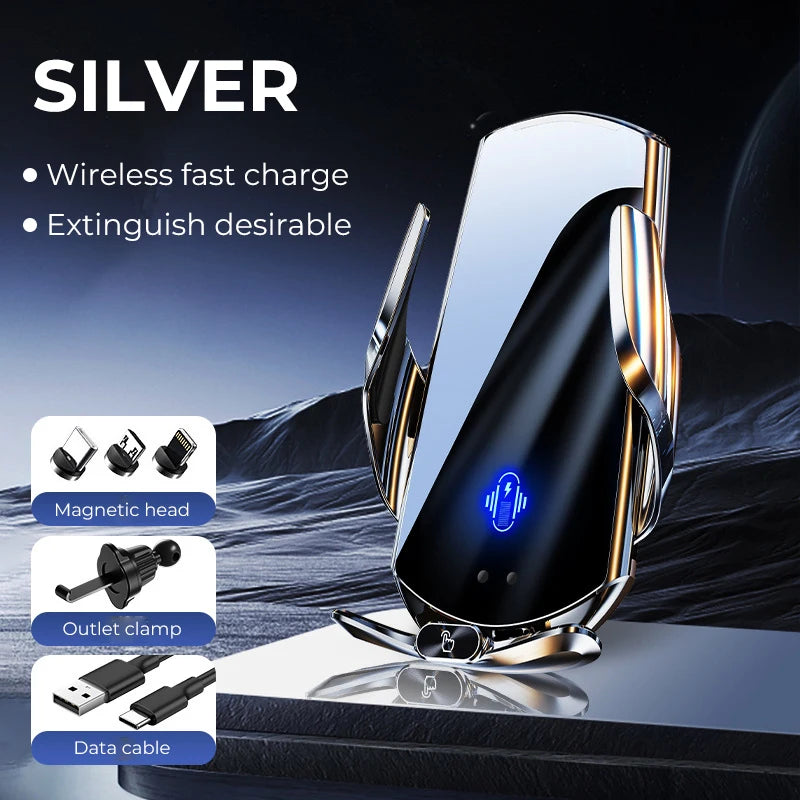 Support de téléphone de chargement sans fil pour voiture