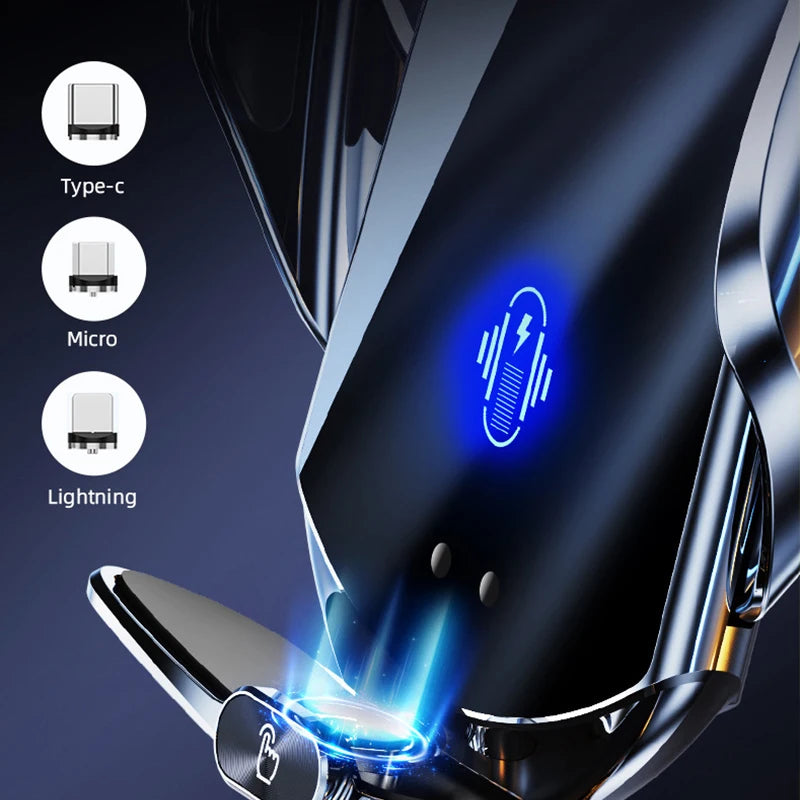 Support de téléphone de chargement sans fil pour voiture