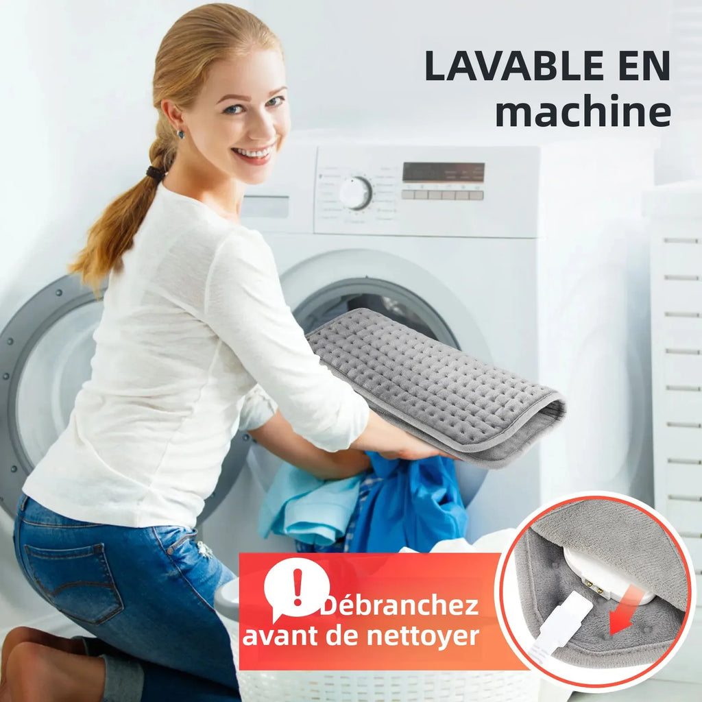 Coussin chauffant électrique pour les pieds